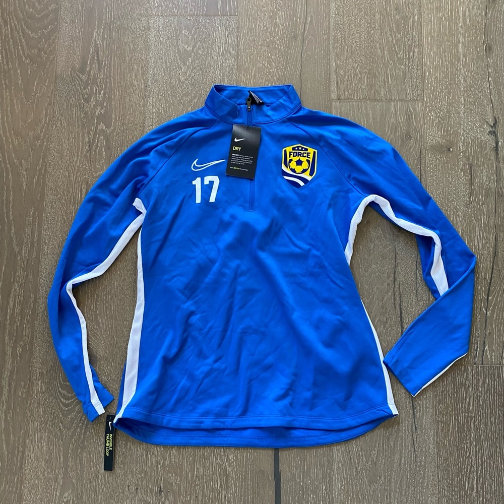 Nike Women’s Dri-fit soccer quarter-zip top